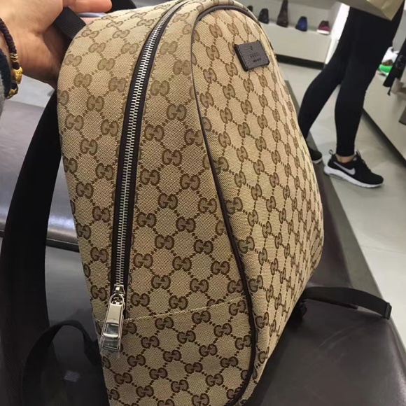 Gucci Canvas Guccissima Backpack main image 6